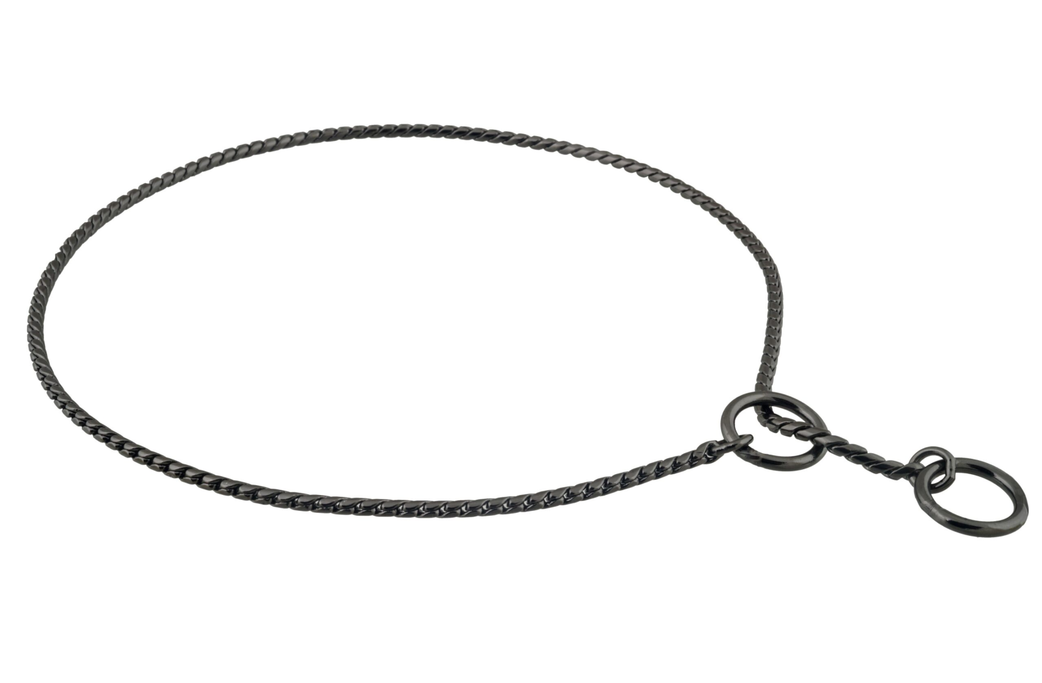 Alvalley LLC Slip Snake Show Chain Collar (20 in x 2.4mm) Dog Collars