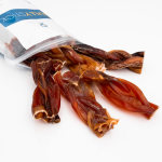 PLATINUM PET TREATS Platinum Pet Treats - 4" Braided Bully Sticks - 8oz Dog Treats