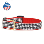Threaded Pear LLC Houndstooth Collar or Leash Dog Collars