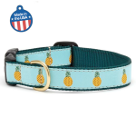 Threaded Pear LLC Pineapple Collar or Leash Dog Collars