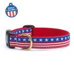Threaded Pear LLC Stars & Stripes Collar or Leash Dog Collars