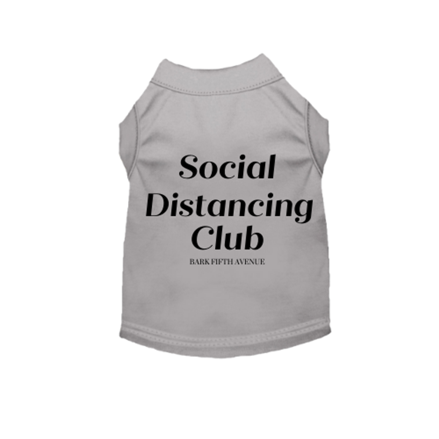 Bark Fifth Avenue Anti Social Distancing Club Dog Clothes