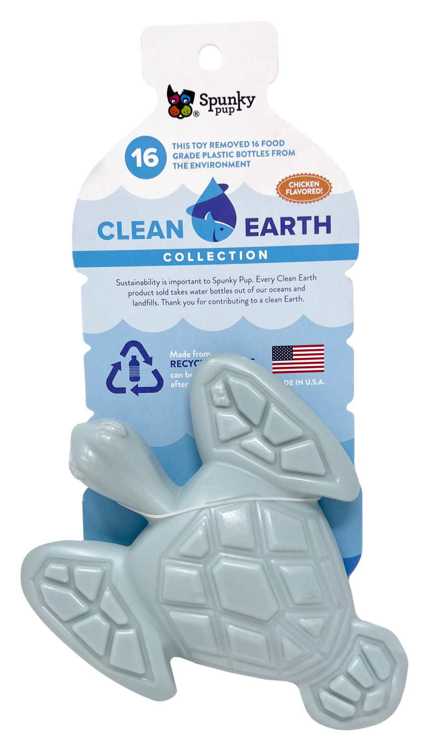 Spunky Pup Dog Toys Clean Earth Hard Chews - 100% Sustainable - USA Made Dog Toys