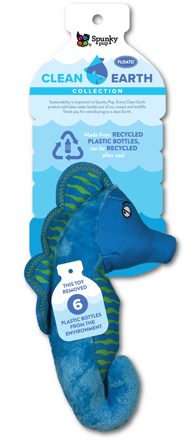 Spunky Pup Dog Toys Clean Earth Plush - 100% Sustainable Dog Toys