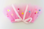 Tutu Joli LLC Pink Pom Pom Dog Tutu Skirt (XXXL) Dog Clothes