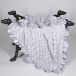 Hello Doggie Inc. Ruffle Baby Dog Blanket Blankets