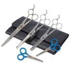 Pet Edge TP Shear Kit with Case 5Piece Shears