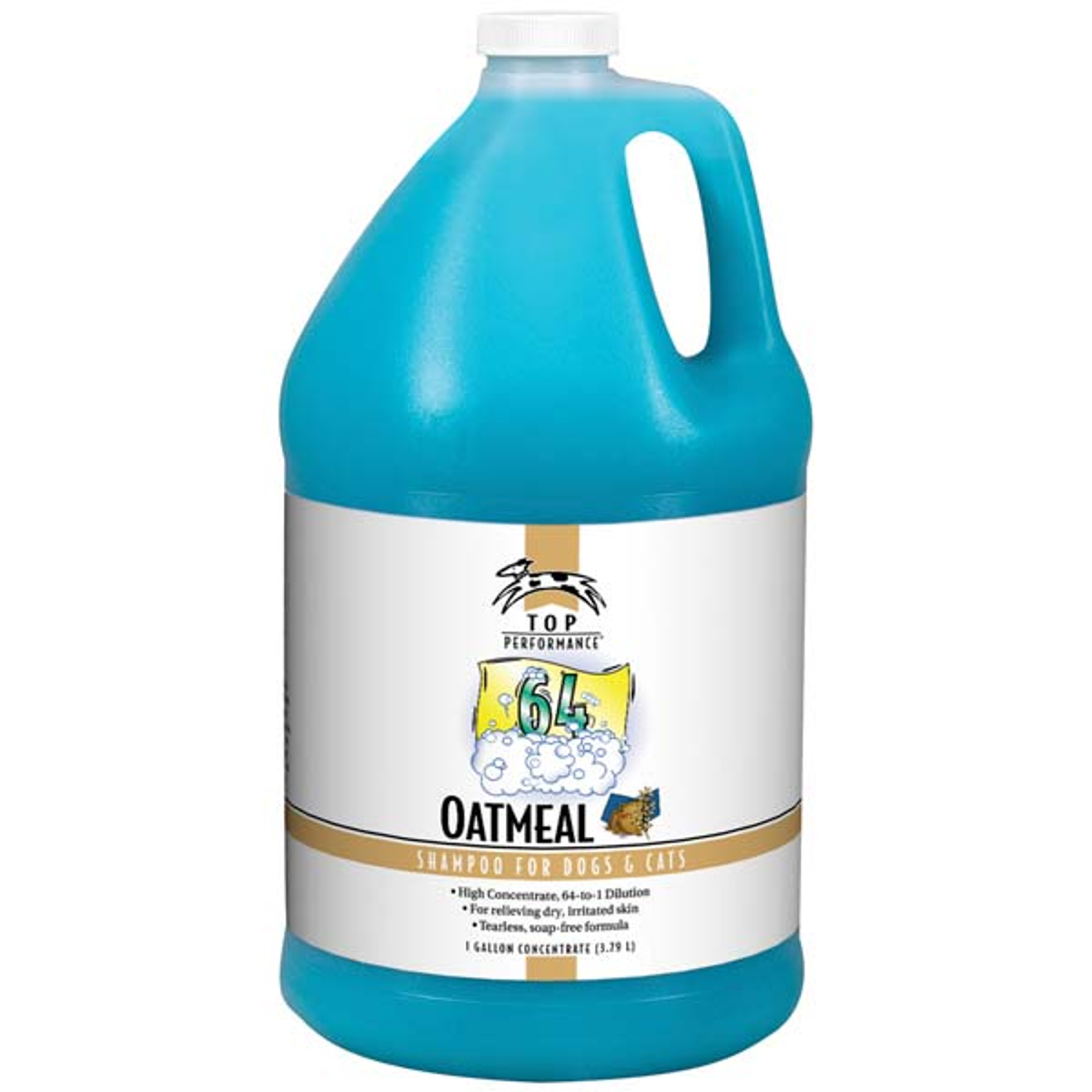 Pet Edge TP 64 Shampoo Gallon Oatmeal Pet Shampoo