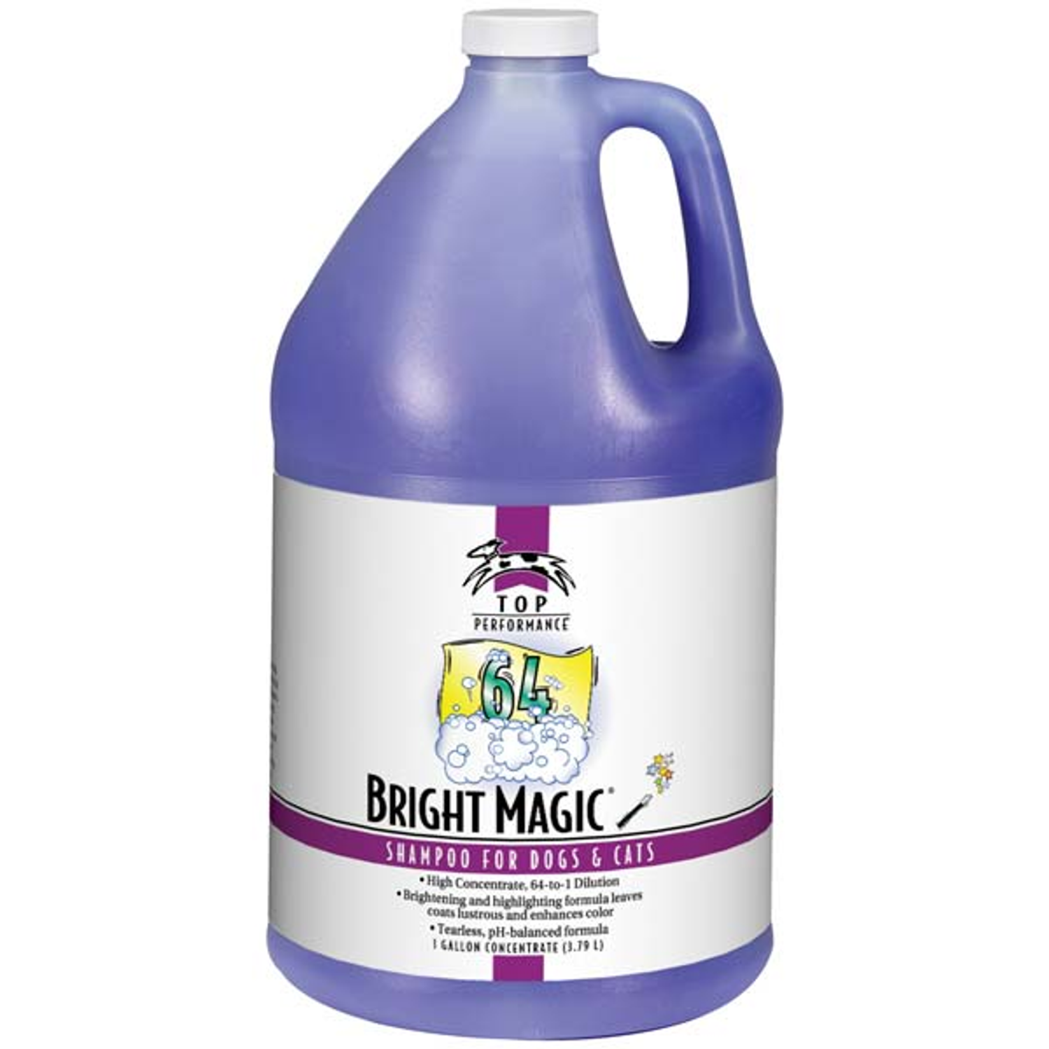 Pet Edge TP 64 Shampoo Gallon Bright Magic Pet Shampoo
