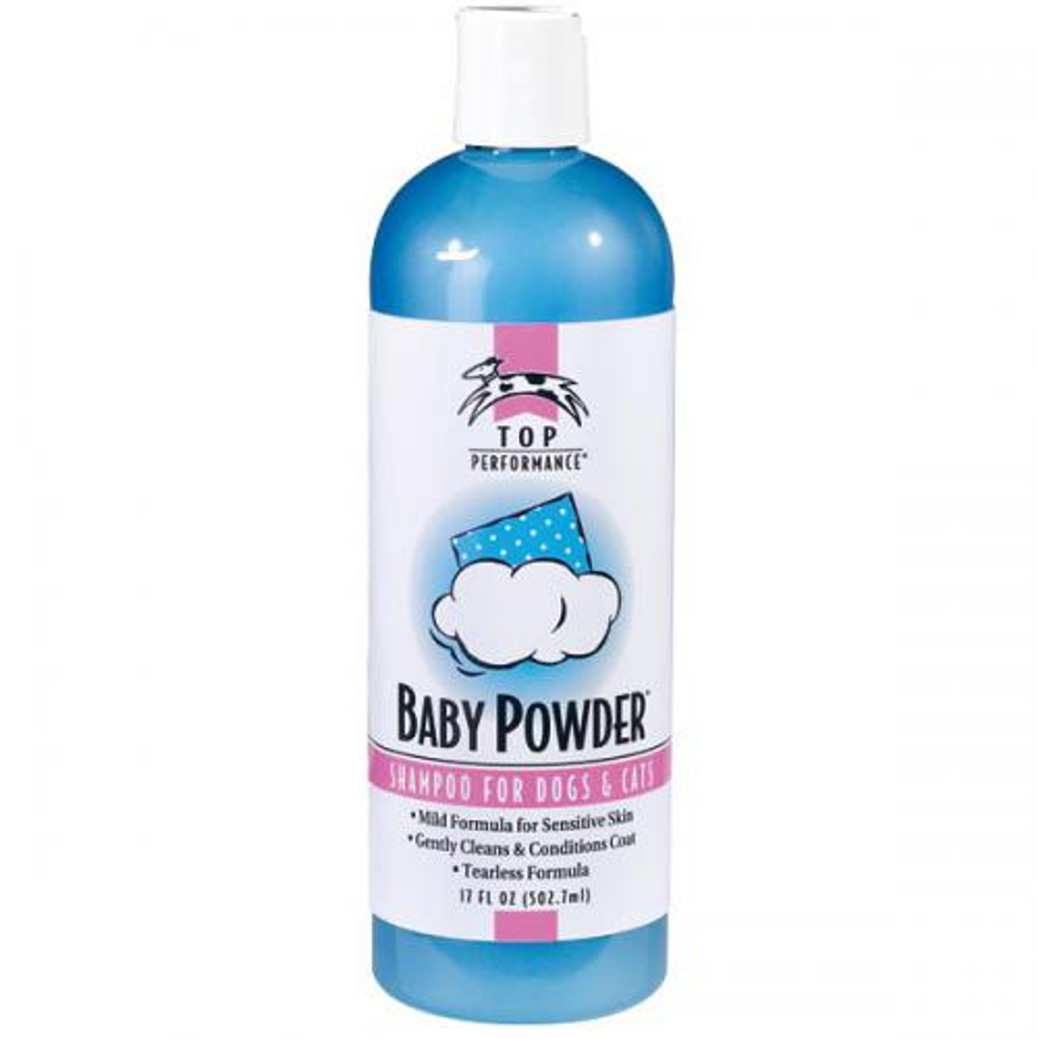 Pet Edge Top Performance Baby Powder Shampoo 17oz Pet Shampoo