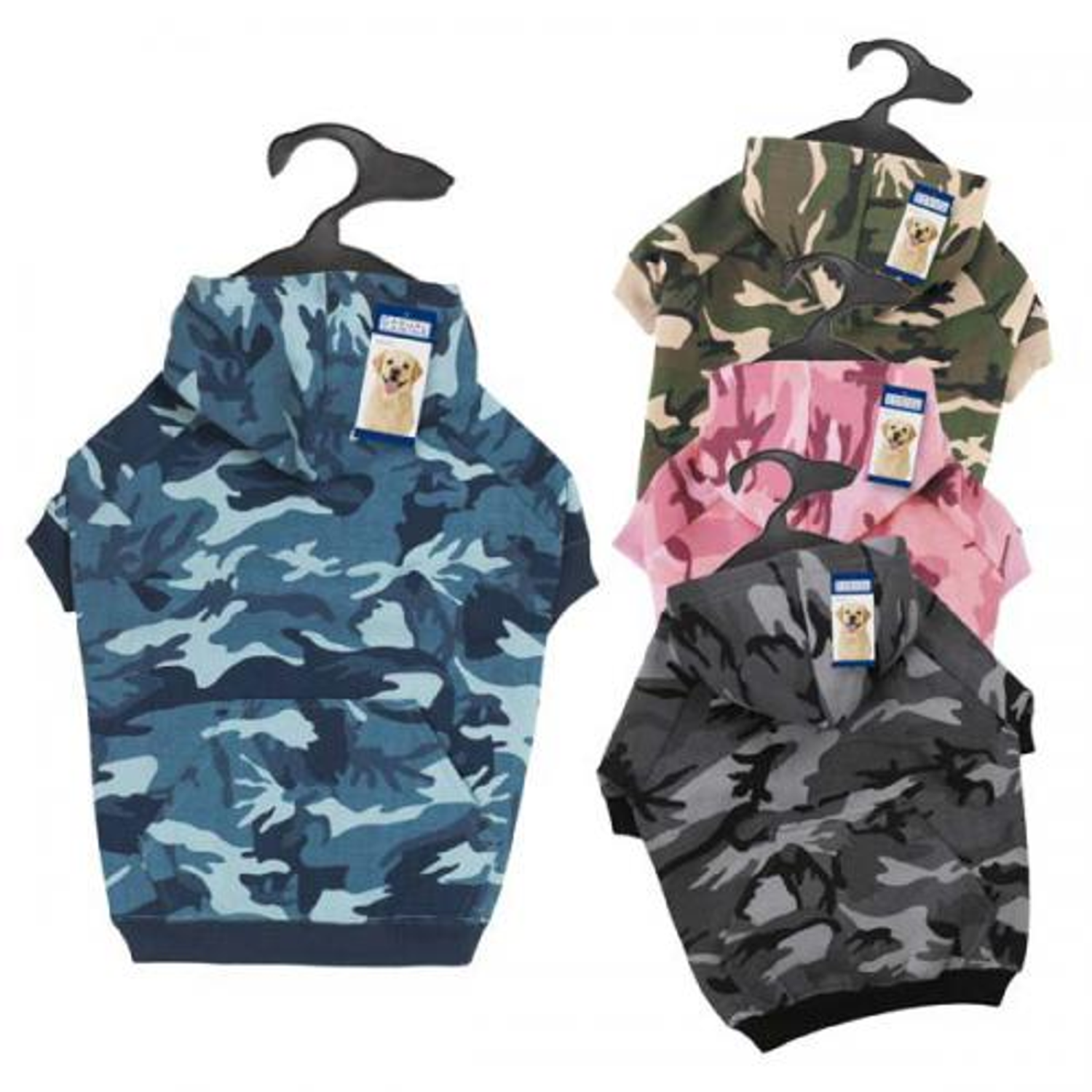 Pet Edge Dog Clothes Pet Edge Casual Canine Camo Hoodie Dog Clothes