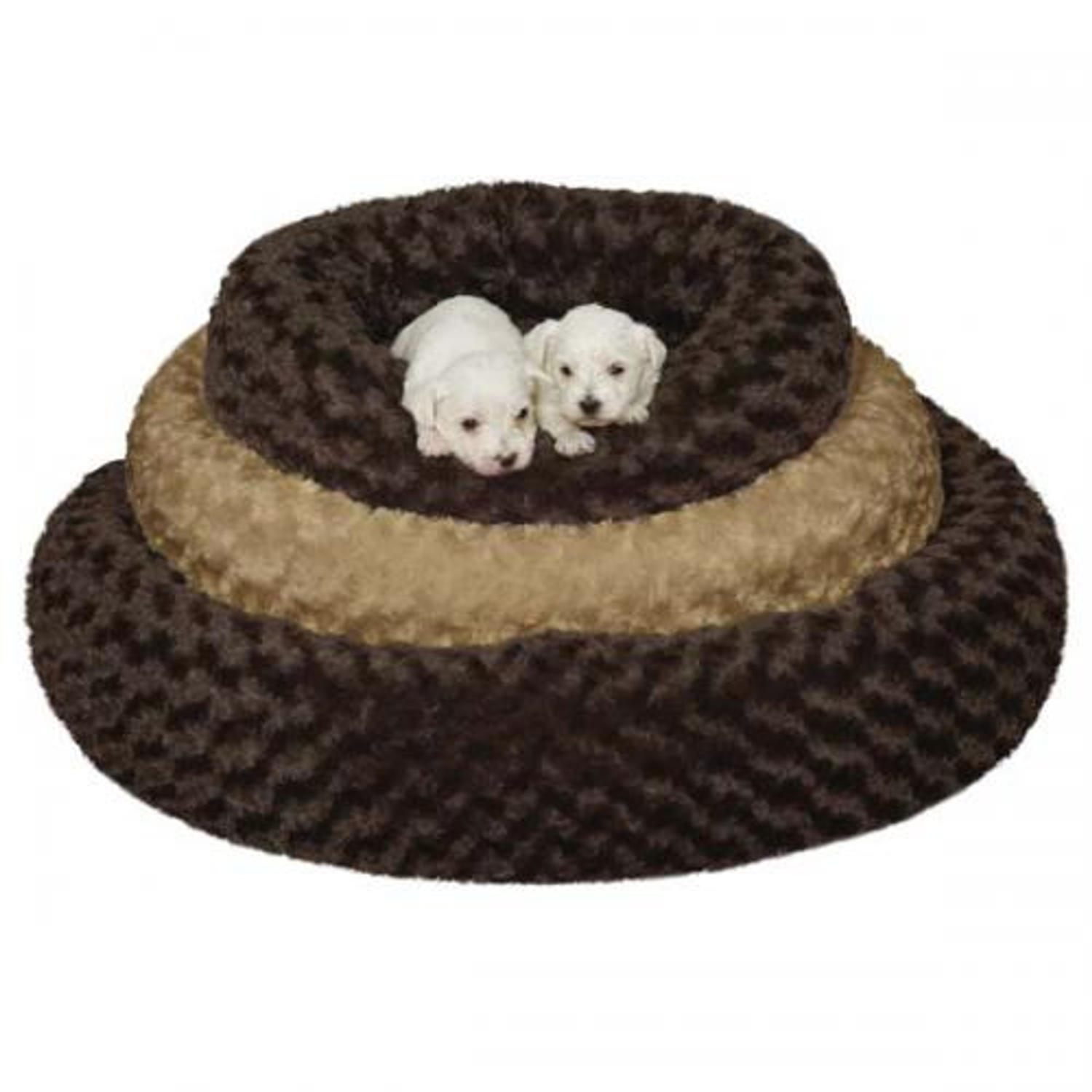 Pet Edge Dog Beds Pet Edge Slumber Pet Swirl Plush Donut Bed Dog Beds