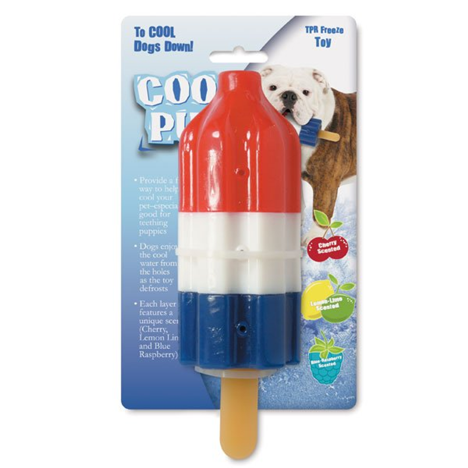 Pet Edge Cool Pup Toy  Rocket Pop Dog Toys