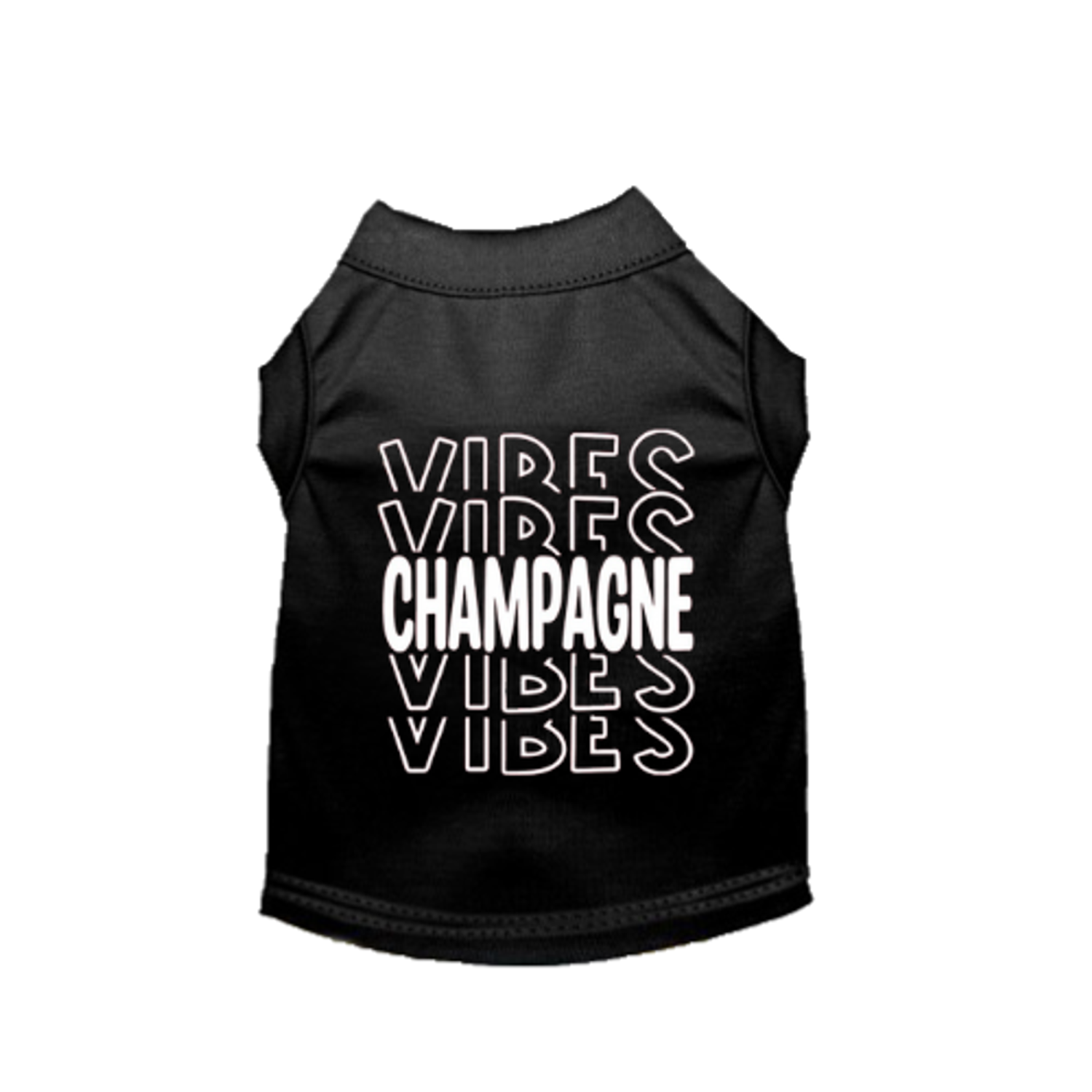 Bark Fifth Avenue Champagne Vibes Dog Shirt Dog Clothes