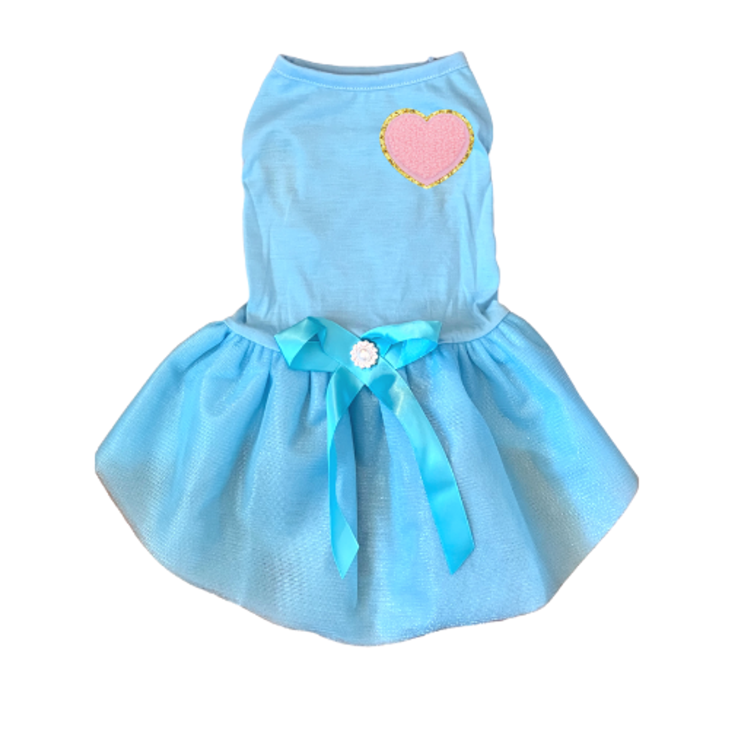 Bark Fifth Avenue Chenille Heart Dress Dog Clothes