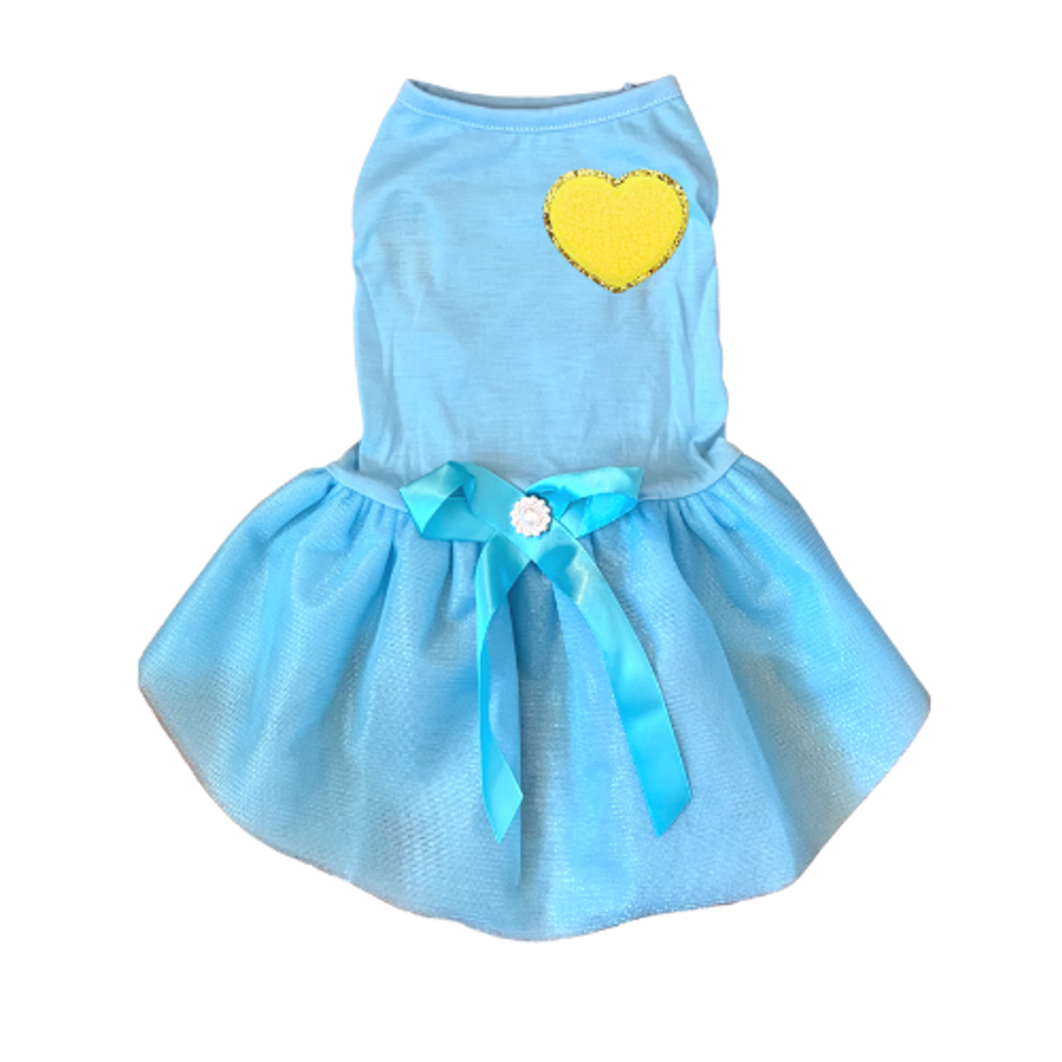 Bark Fifth Avenue Chenille Heart Dress Dog Clothes