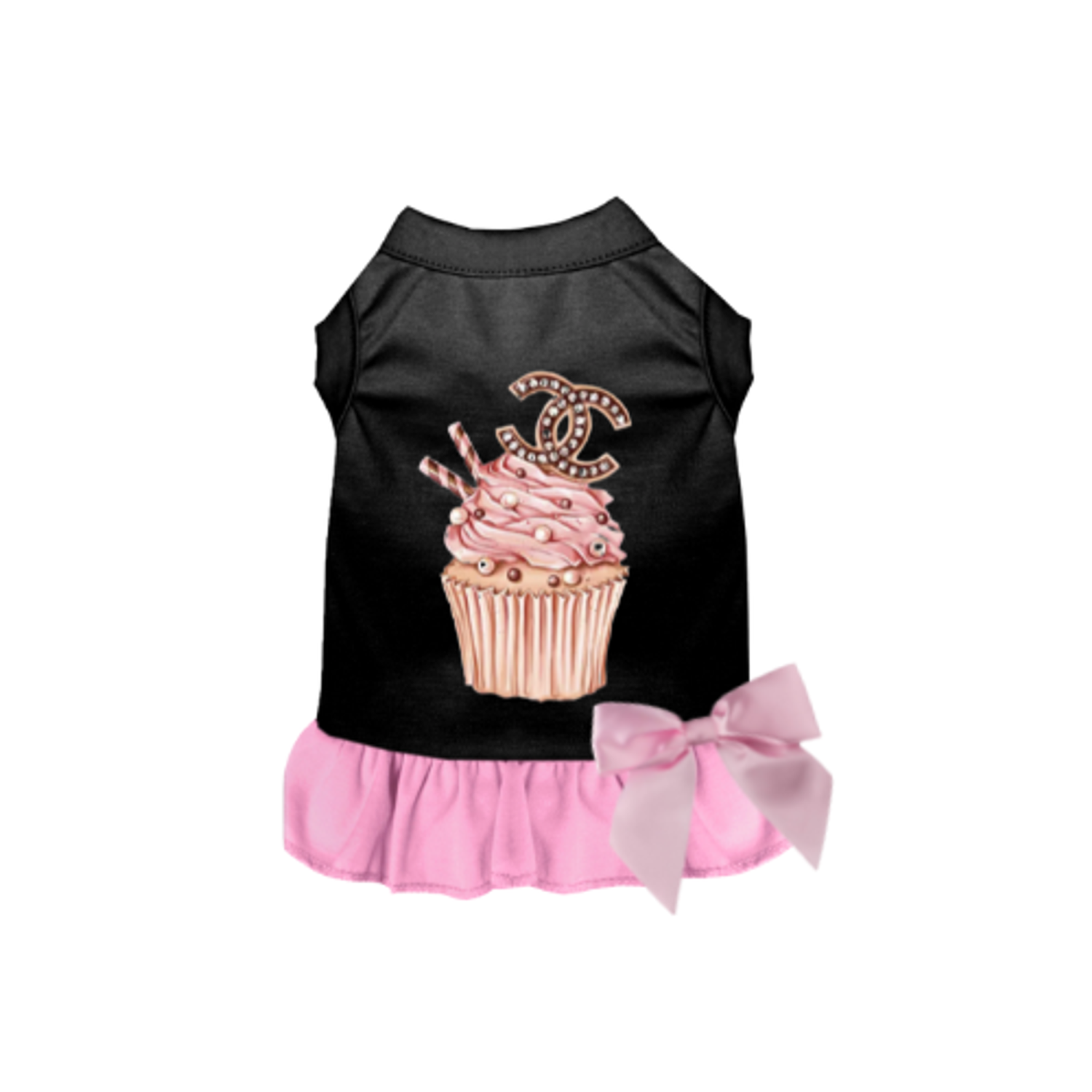 Bark Fifth Avenue Chewnel Cupcake Dress Dog Clothes