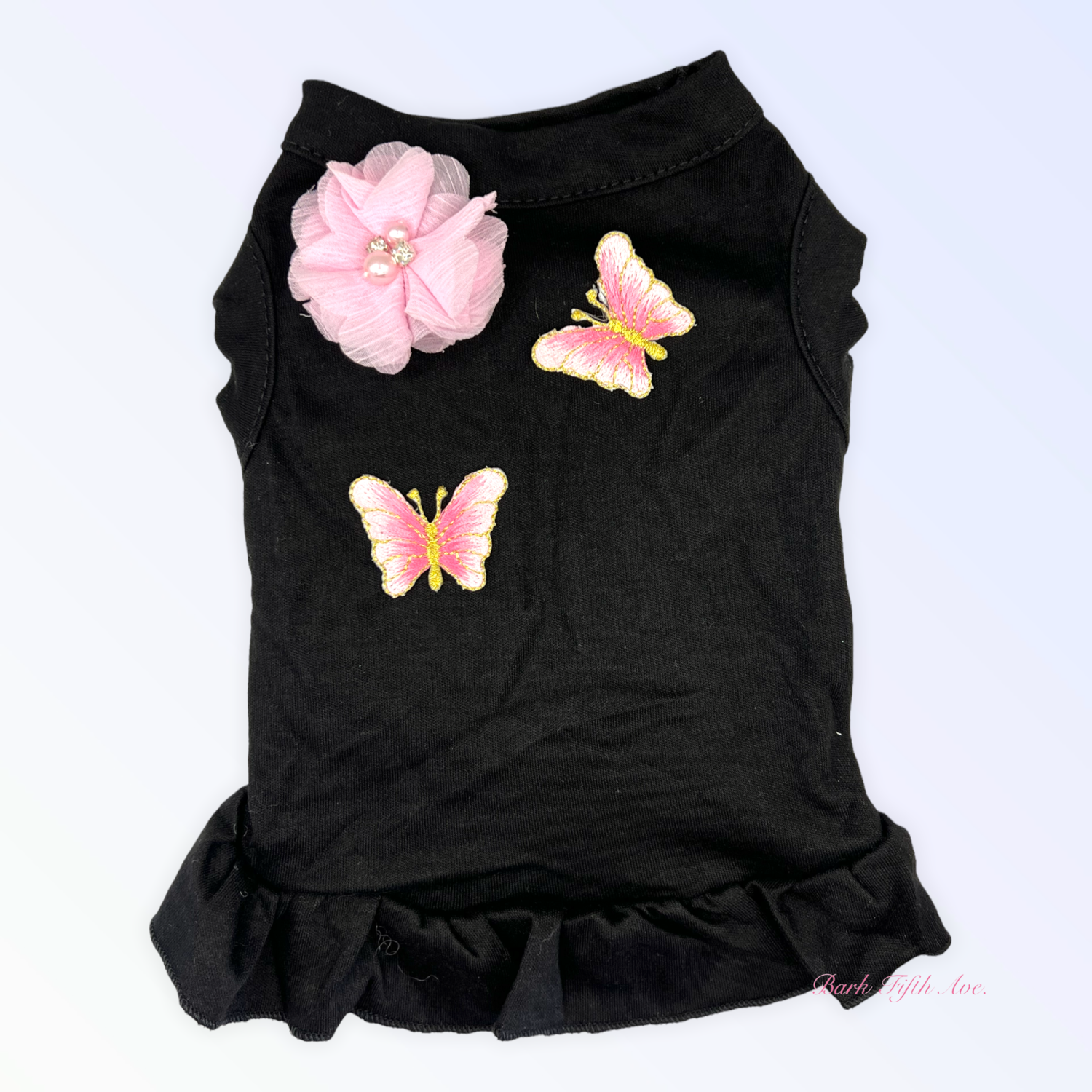 Bark Fifth Avenue Chiffon & Butterflies Dog Clothes