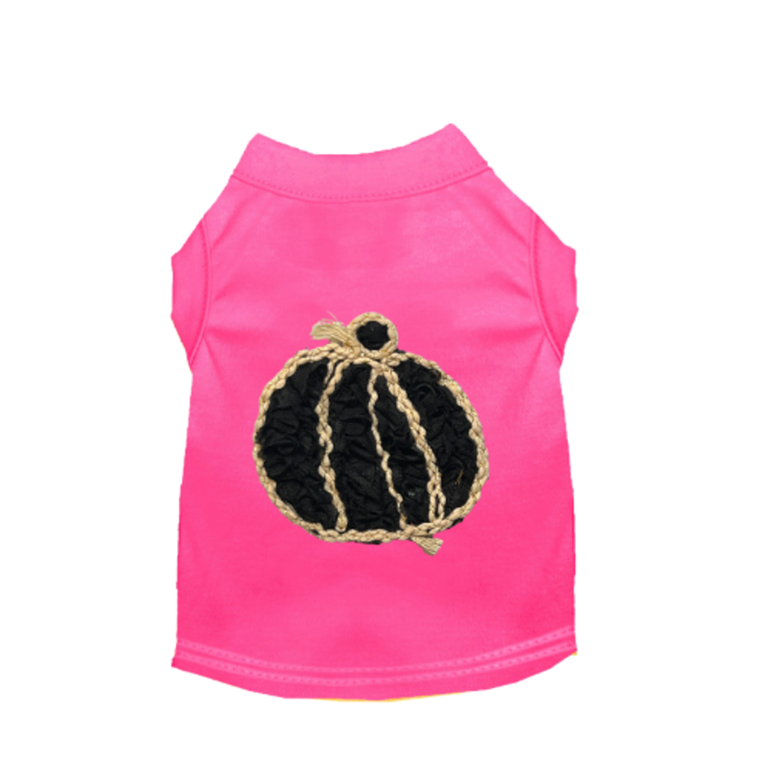 Bark Fifth Avenue Chiffon Rose Halloween Pumpkin Shirt Dog Clothes
