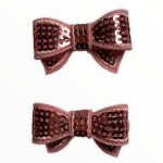 Bark Fifth Avenue Mini Sequin Hair Bow Clips Pet Accessories