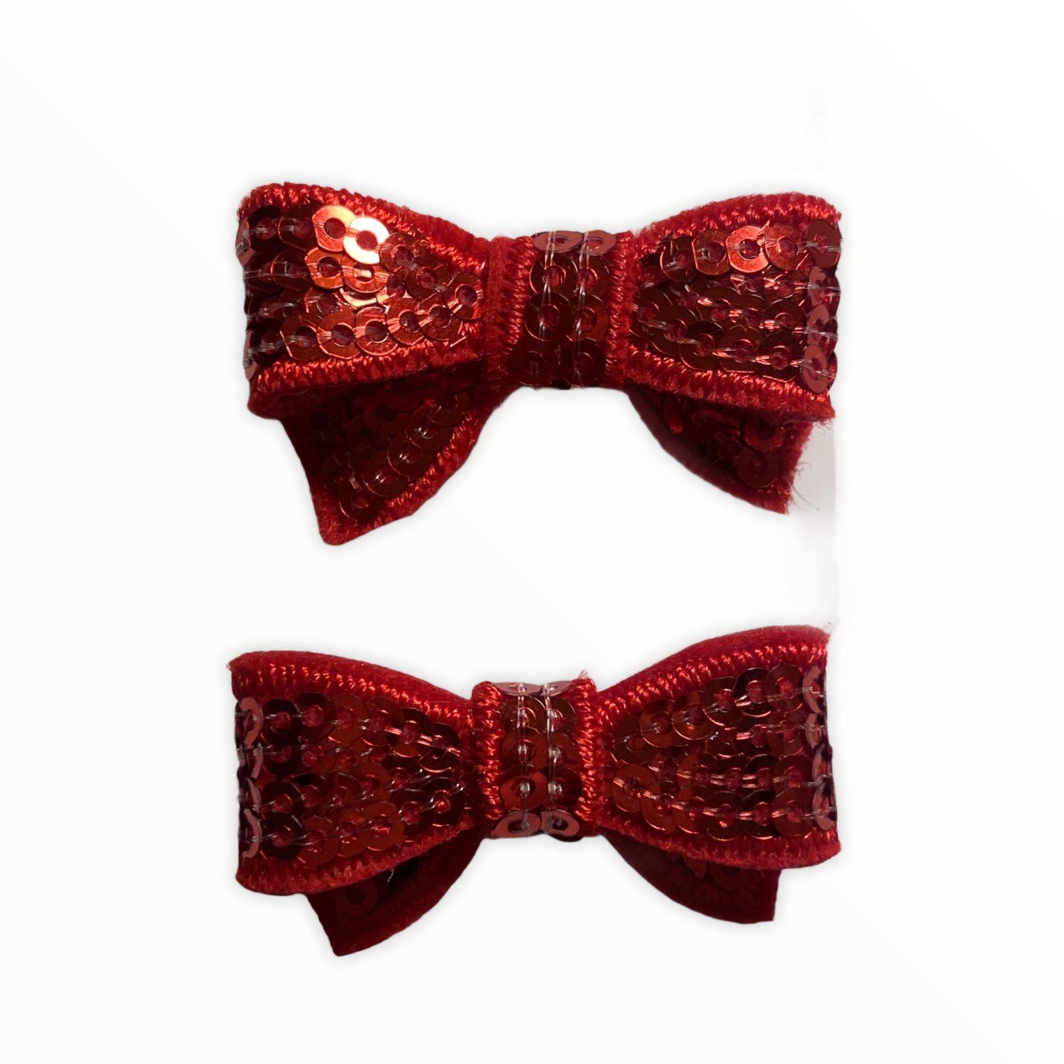 Bark Fifth Avenue Mini Sequin Hair Bow Clips Pet Accessories