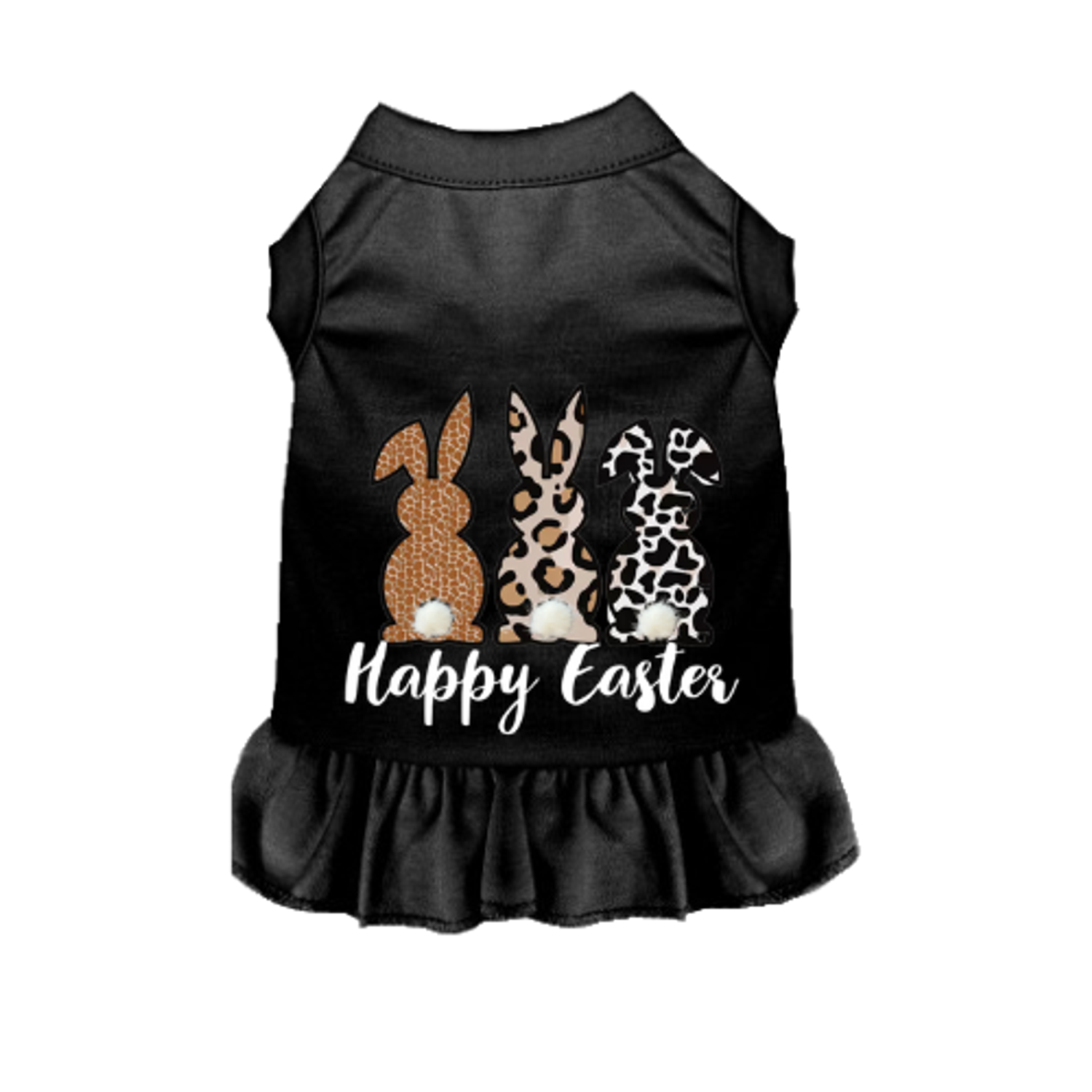 Bark Fifth Avenue - Mink PomPom Bunny Tail Dog Dress