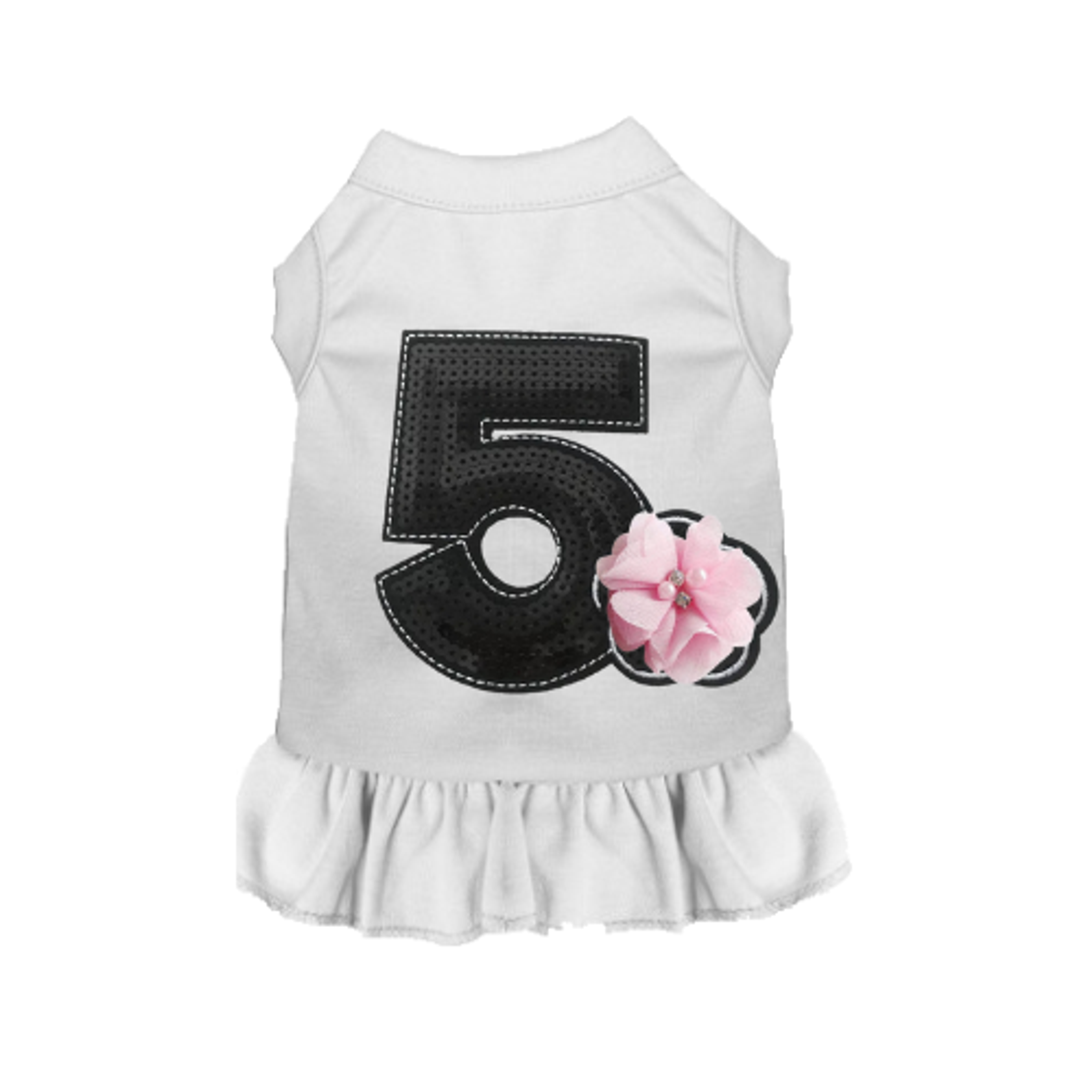 Bark Fifth Avenue Chiffon No. 5 Flower- Dog Dress Dog Clothes