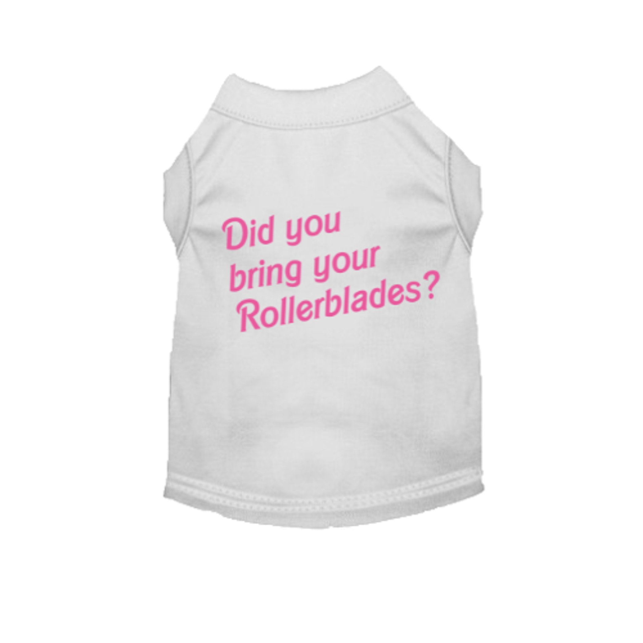 Bark Fifth Avenue Did You Bring Your Rollerblades? Dog Tee Dog Clothes