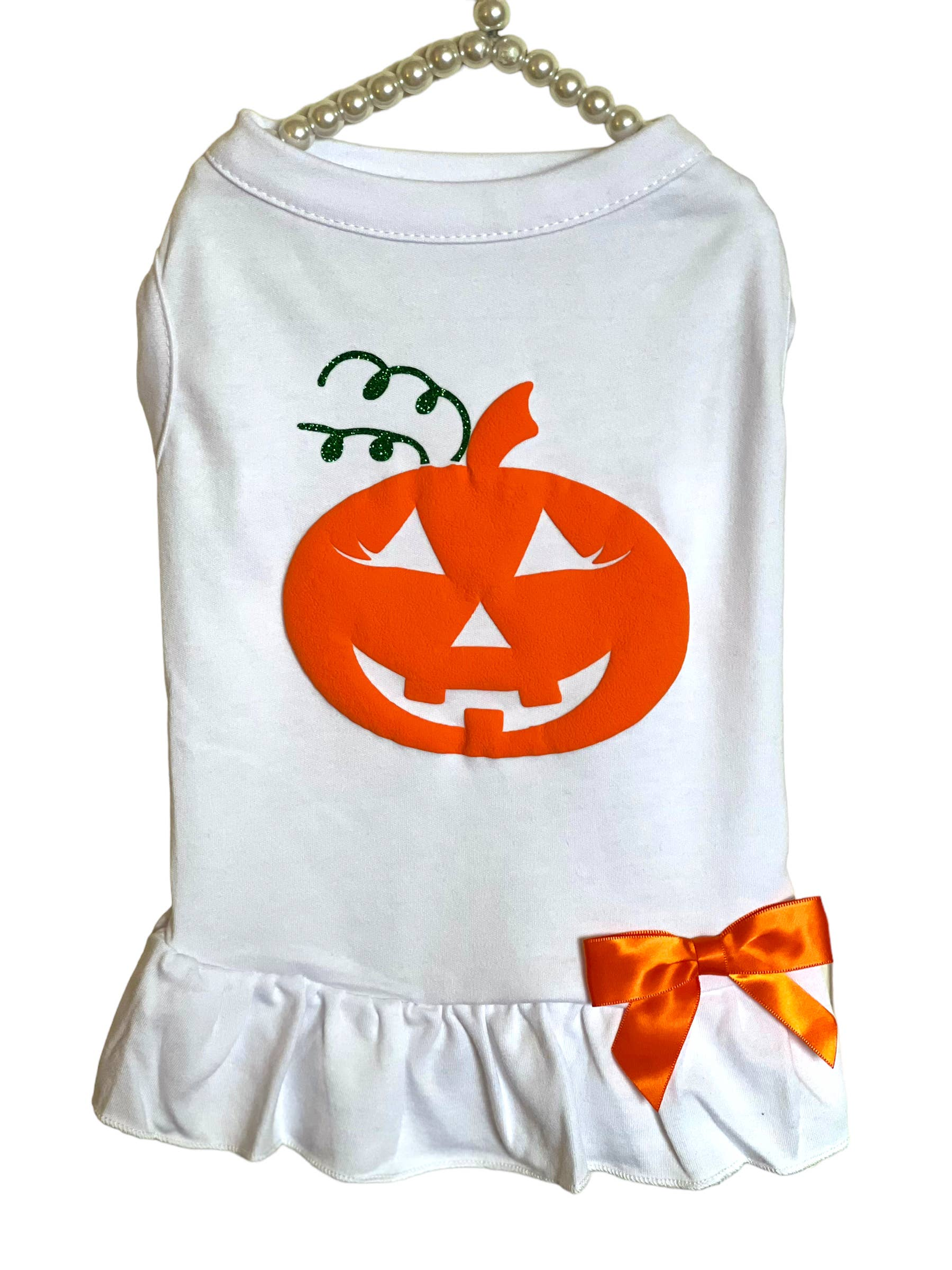 Bark Fifth Avenue Puffed Pumpkin Dog Outfit Dog Clothes