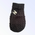 Bark Fifth Avenue My Cozy Chewnel Knit Sweater Dog Clothes