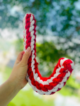 CSCORD International LLC Christmas: Handmade Jumbo Braided Rope Candy Cane Dog Toys