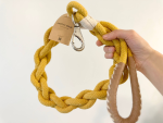 CSCORD International LLC Handmade Sustainable  Cotton Rope Dog Leash
