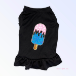 Bark Fifth Avenue My Favorite Summer Treats- Blue Ice Cream Dog Clothes