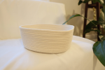 CSCORD International LLC Handmade Sustainable Natural White Cotton Rope Basket Dog Toys