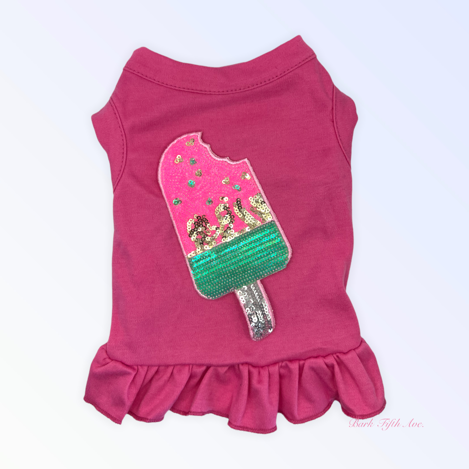 Bark Fifth Avenue My Favorite Summer Treats- Pink Ice Cream Dog Clothes