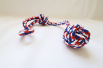 CSCORD International LLC Old Glory Red Dog Rope Toy