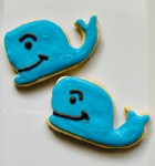 The Blue Cerebus Dog Bakery Whale....Hello there Dog Treats