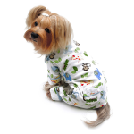 Klippo Pet Inc Zoo Animals Flannel Pajamas with 2 Pockets Dog Clothes