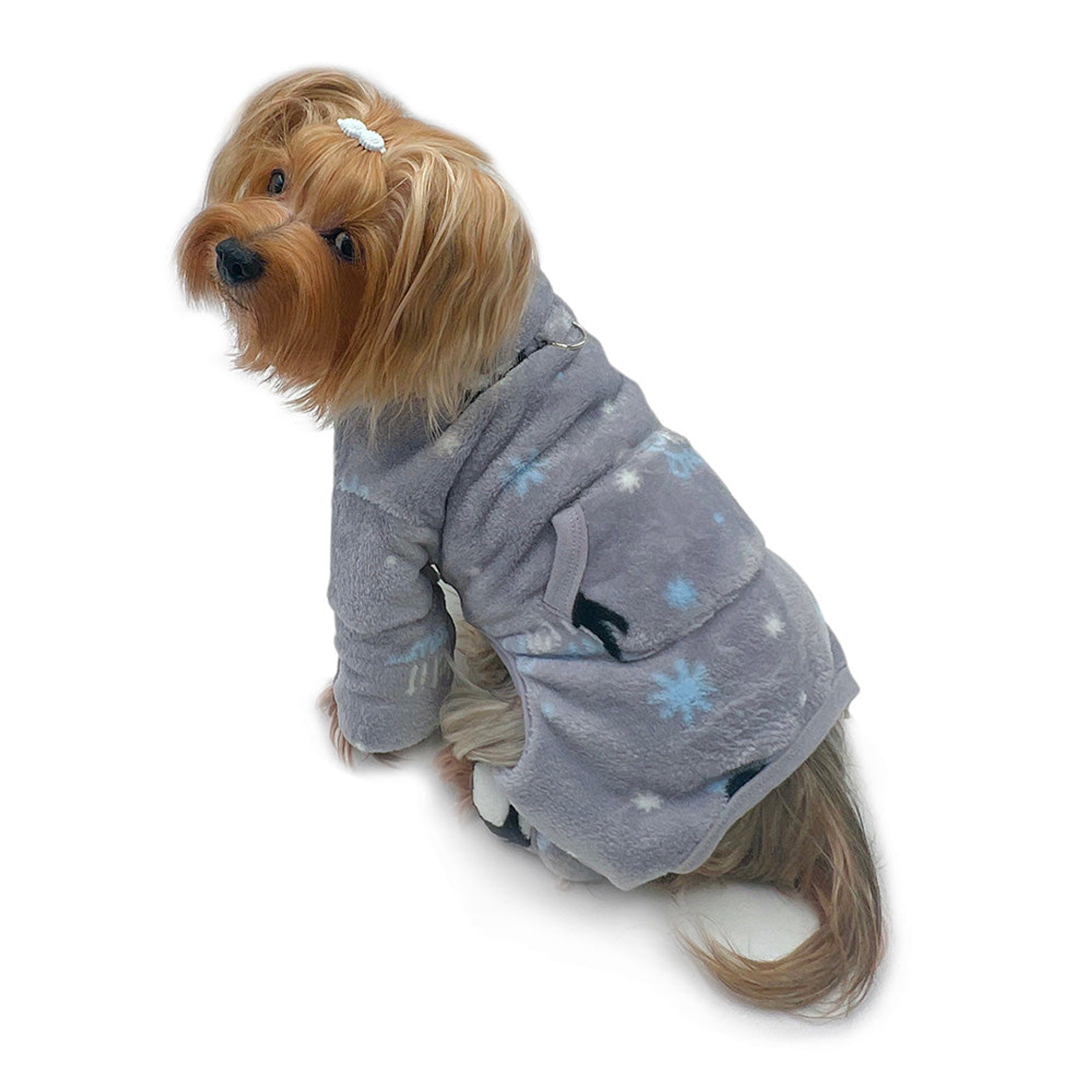 Klippo Pet Inc Ultra Thick Plush Penguins Turtleneck Pajamas Dog Clothes