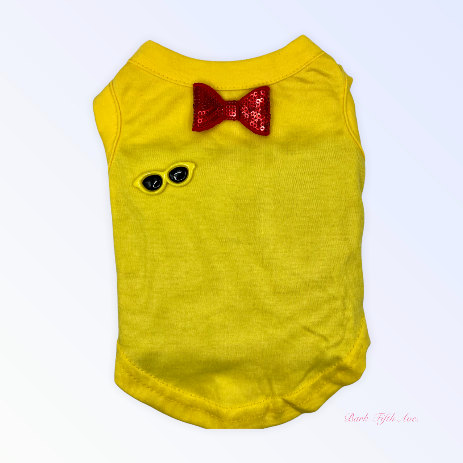 Bark Fifth Avenue My Summertime Sunglasses & Bows Tank Dog Clothes