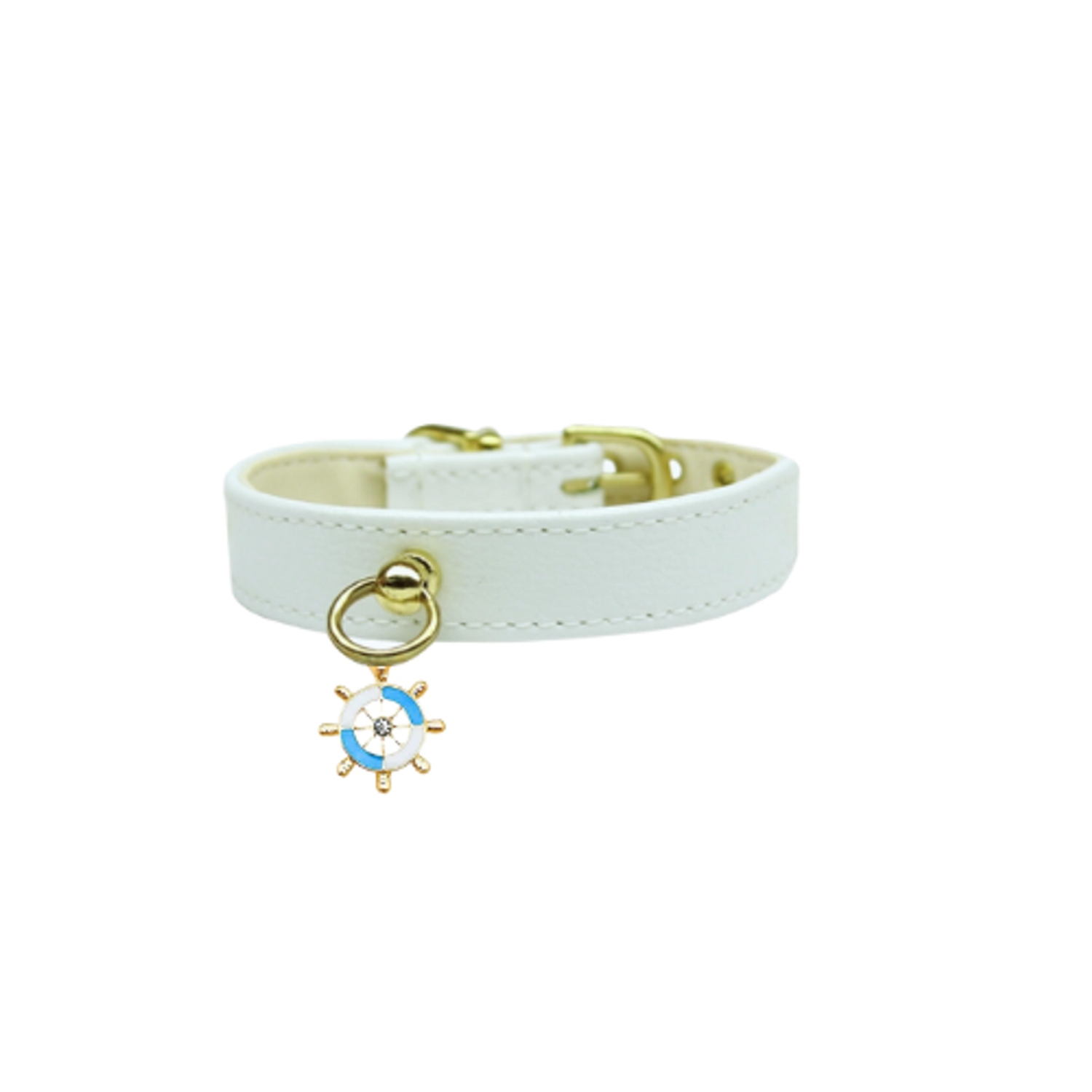 Bark Fifth Avenue Nautical Dog Charm Collar Dog Collars