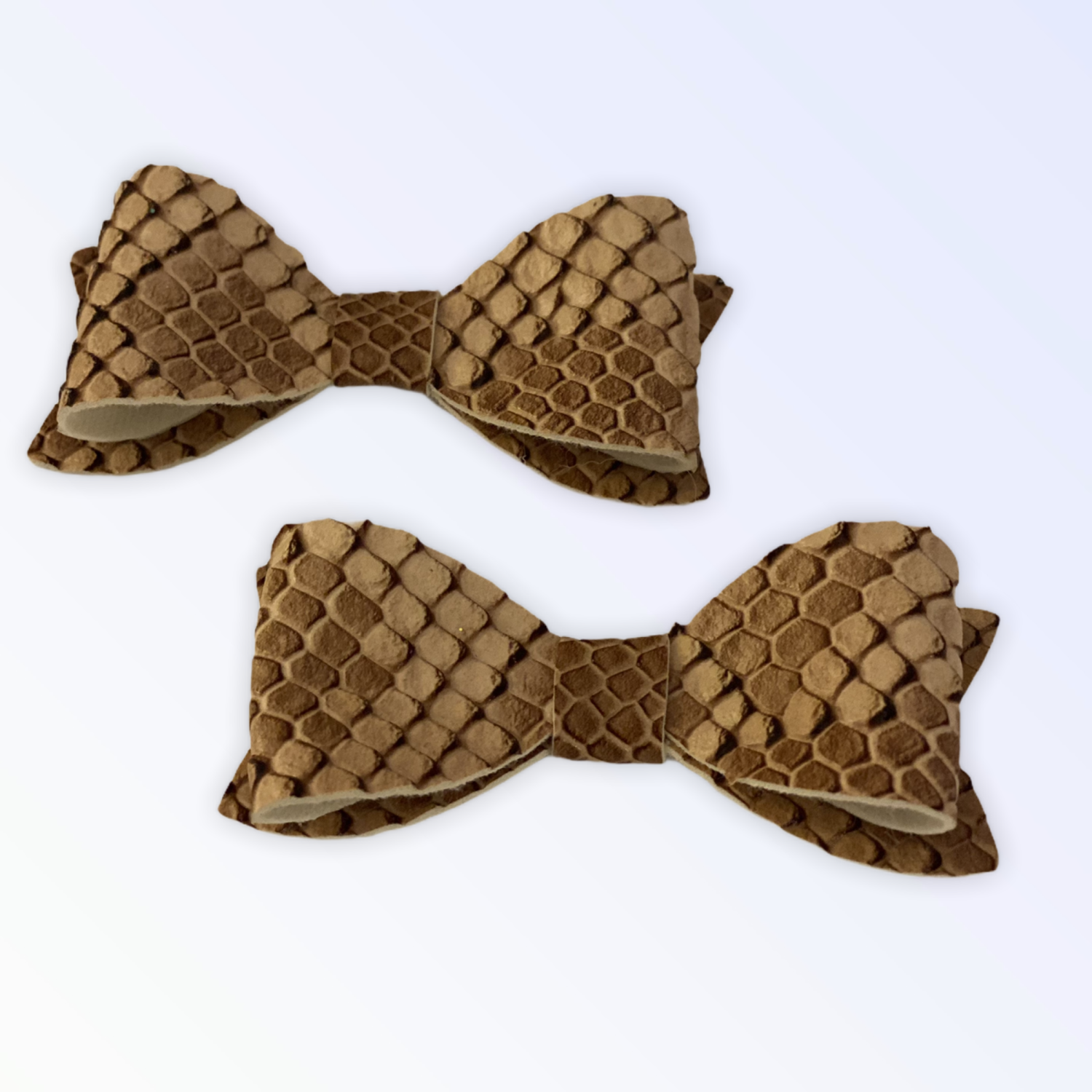 Bark Fifth Avenue Nude Python Hair Barrettes Pet Accessories