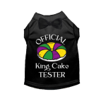 Bark Fifth Avenue Official King Cake Tester Dog Clothes