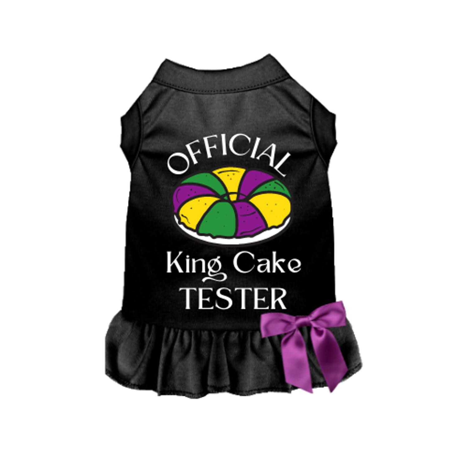 Bark Fifth Avenue Official King Cake Tester Dog Clothes