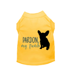 Bark Fifth Avenue Pardon My Frenchie- Dog Shirt Dog Clothes