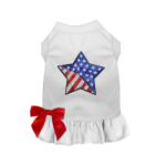 Bark Fifth Avenue Patriotic Star Dress/Tee Dog Clothes