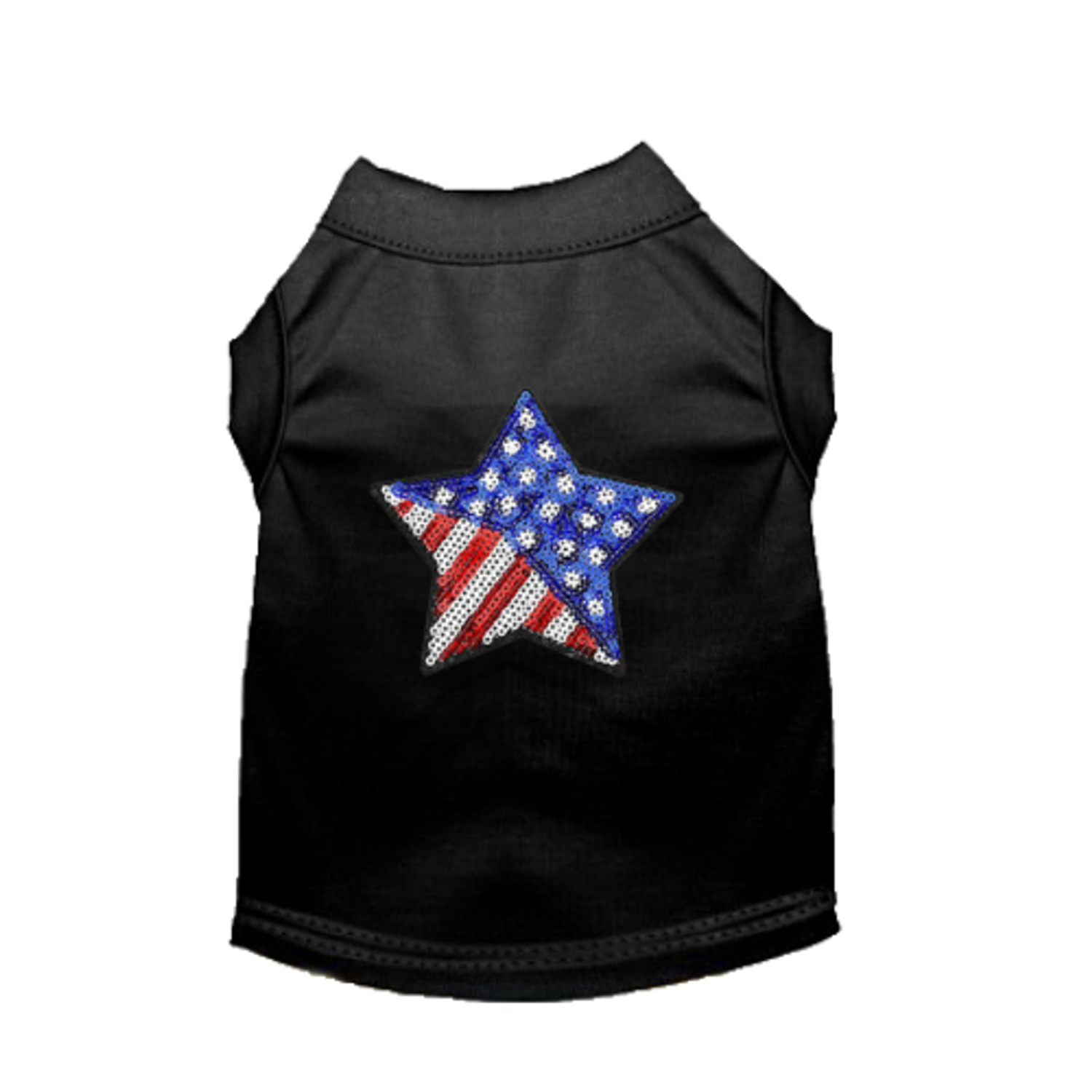 Bark Fifth Avenue Patriotic Star Dress/Tee Dog Clothes