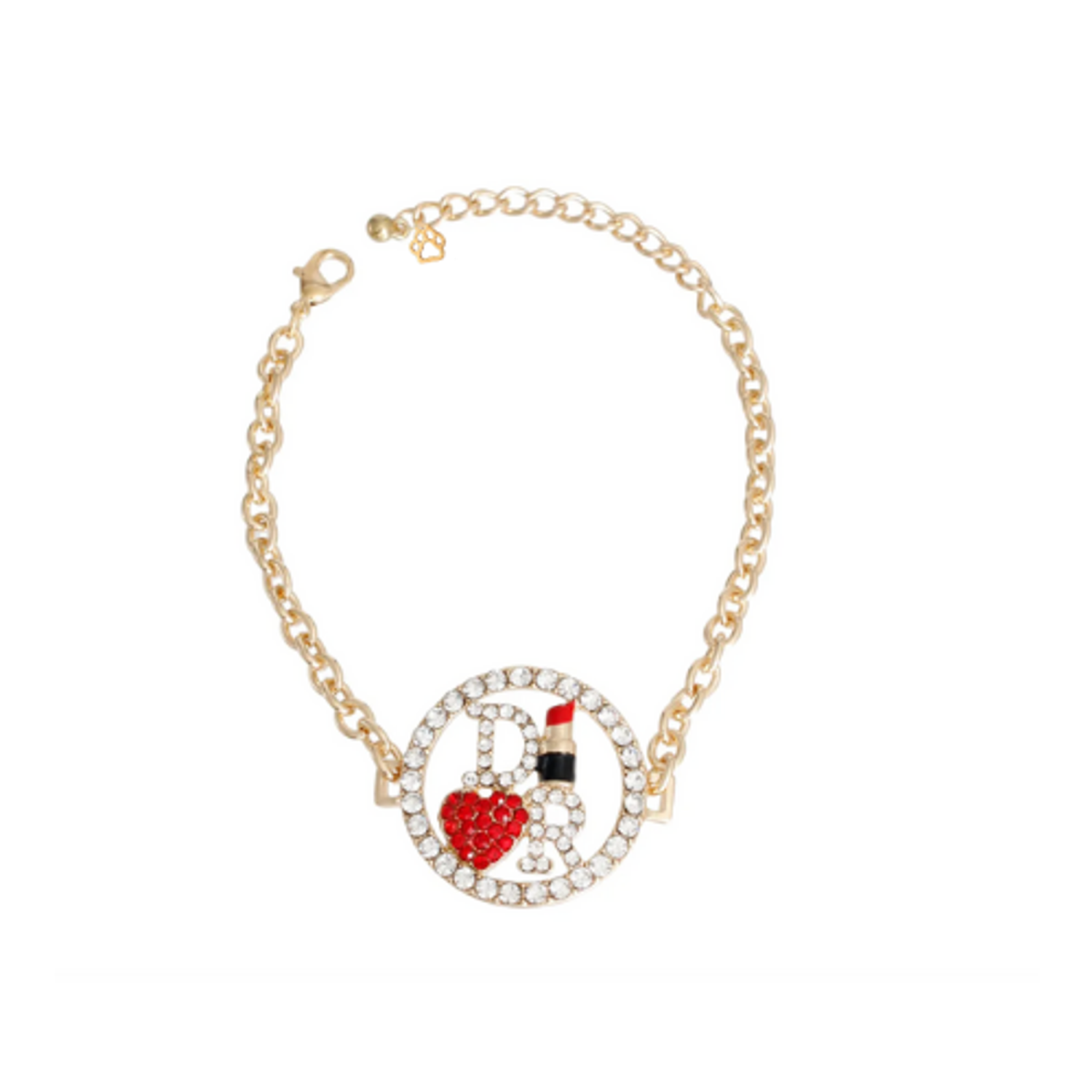 Bark Fifth Avenue Paw-Dior Charm Dog Necklace Pet Accessories