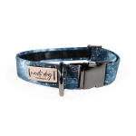 Nauti-dog Handmade LLC Constellation Astrological Star Chart Buckle & Martingale Dog Collar Dog Collars
