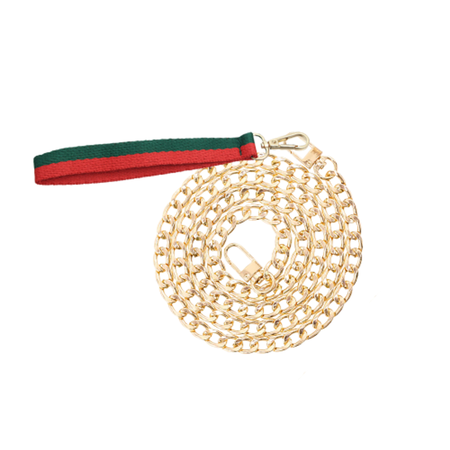 Bark Fifth Avenue Red and Green Canvas Lead Dog Leashes
